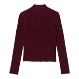 Twinset Maglia tinta unita Mezzo Collo Vinaccia per Neonata 252GB3012XN VINACCIA TWINSET 