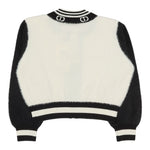 Twinset Cardigan Bicolore Logato Bianco/Nero per Bambina 252GB3020X BIANCO/NERO TWINSET 