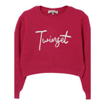Twinset Maglia tinta unita con Stampa Fuxia per Neonata 252GB3040N FUXIA TWINSET 