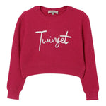 Twinset Maglia tinta unita con Stampa Fuxia per Neonata 252GB3040N FUXIA TWINSET 