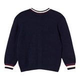 Twinset Cardigan tinta unita con Profili In Contrasto Blu per Bambina 252GB3060 BLU TWINSET 