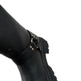 Twinset Stivale tinta unita con Applicazioni Nero per Bambina 252GCJ022 NERO TWINSET 
