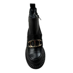 Twinset Stivale tinta unita con Applicazioni Nero per Bambina 252GCJ024 NERO TWINSET 