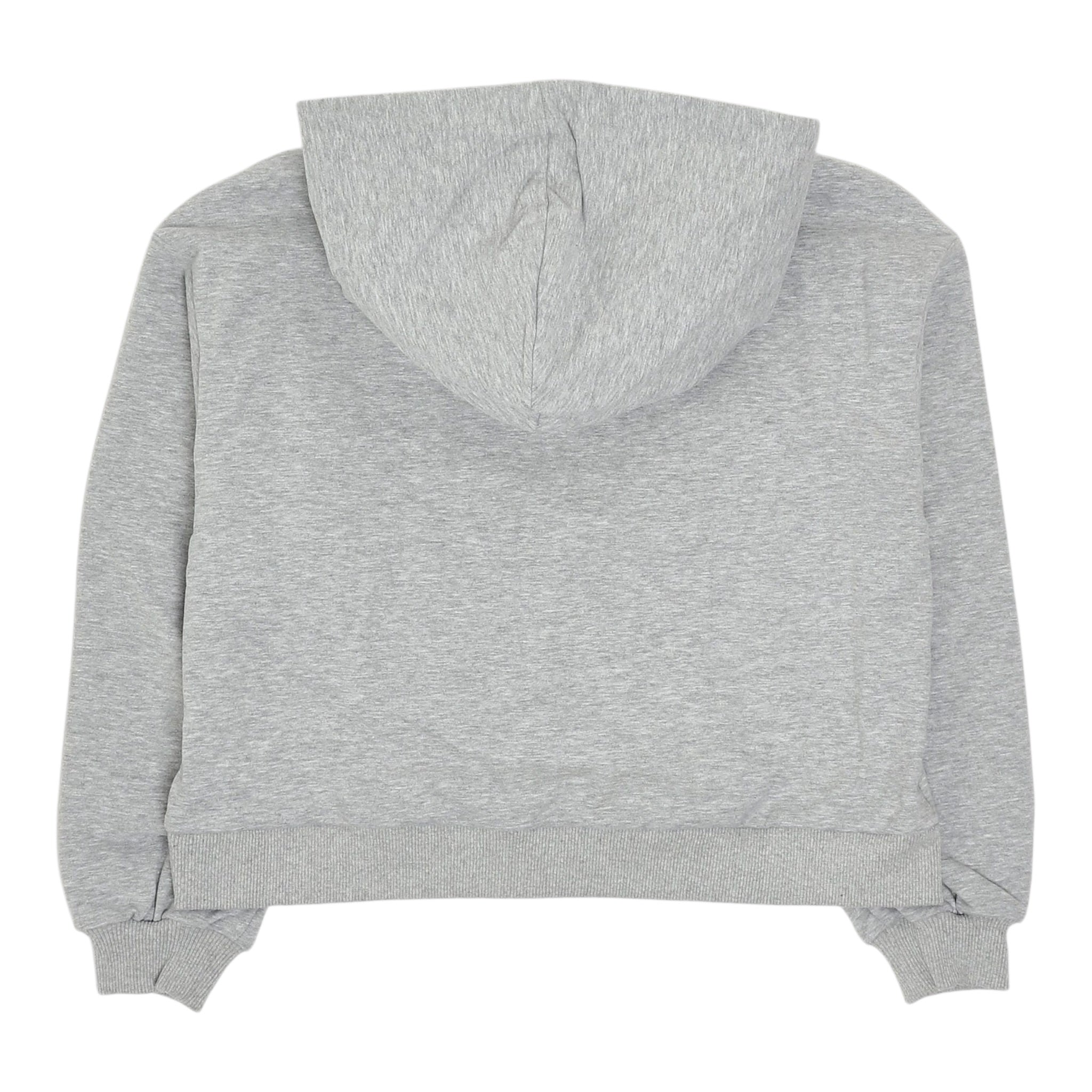 Twinset Felpa tinta unita con Cappuccio Grigio per Bambina 252GJ2010 GRIGIO TWINSET 