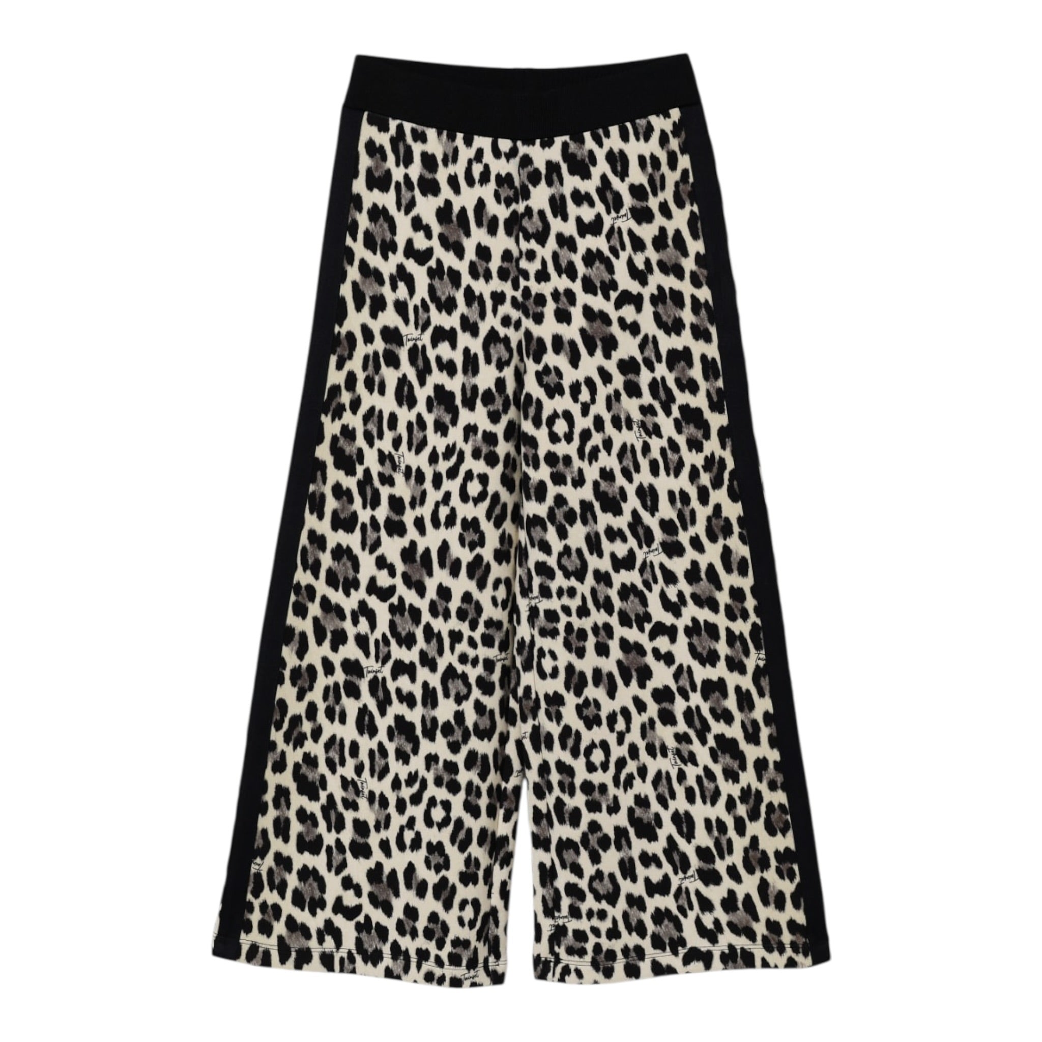 Twinset Pantalone tinta unita con Fantasia Maculata Beige per Bambina 252GJ2021 BEIGE TWINSET 