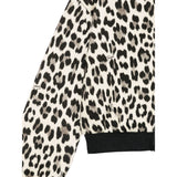 Twinset Felpa tinta unita con Fantasia Maculata Beige per Bambina 252GJ2023X BEIGE TWINSET 