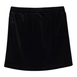 Twinset Gonna tinta unita In Velluto Nero per Bambina 252GJ2032X NERO TWINSET 
