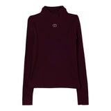 Twinset Maglia Mezzo Collo tinta unita Vinaccia per Bambina 252GJ2041XX VINACCIA TWINSET 