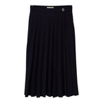 Twinset Gonna tinta unita con Fantasia A Righe Blu per Bambina 252GJ2043 BLU TWINSET 
