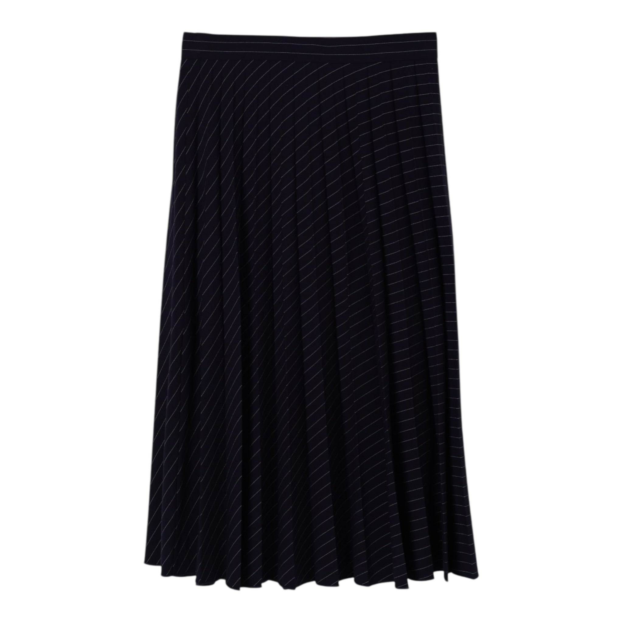 Twinset Gonna tinta unita con Fantasia A Righe Blu per Bambina 252GJ2043 BLU TWINSET 