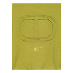 Twinset Felpa Girocollo tinta unita con Logo Verde per Bambina 252GJ205MX VERDE TWINSET 
