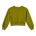Twinset Maglia tinta unita con Borchie Verde per Bambina 252GJ205MXX VERDE TWINSET 