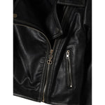 Twinset Giubbino Ecopelle Modello Chiodo tinta unita Nero per Bambina 252GJ2080 NERO TWINSET 