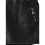 Twinset Gonna In Ecopelle tinta unita Nero per Bambina 252GJ2081X NERO TWINSET 