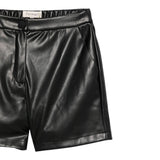 Twinset Short In Ecopelle tinta unita Nero per Bambina 252GJ2093 NERO TWINSET 