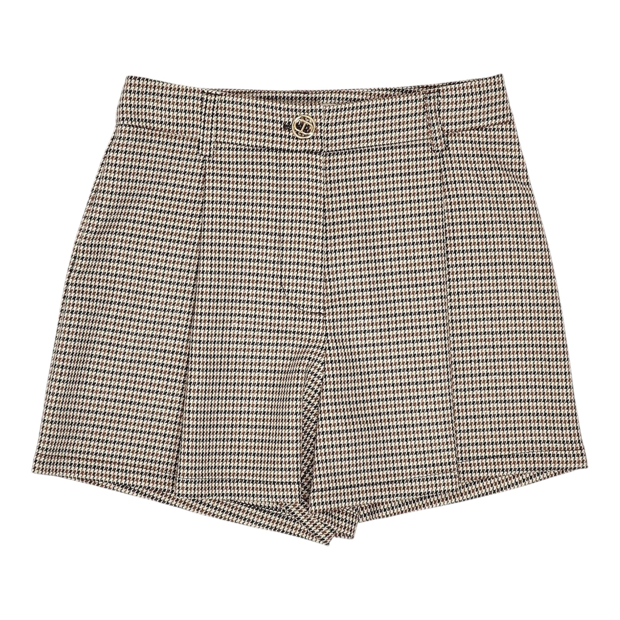 Twinset Short tinta unita con Microfantasia Beige per Bambina 252GJ2103X BEIGE TWINSET 