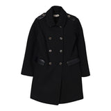 Twinset Cappotto tinta unita Doppiopetto Nero per Bambina 252GJ2150X NERO TWINSET 