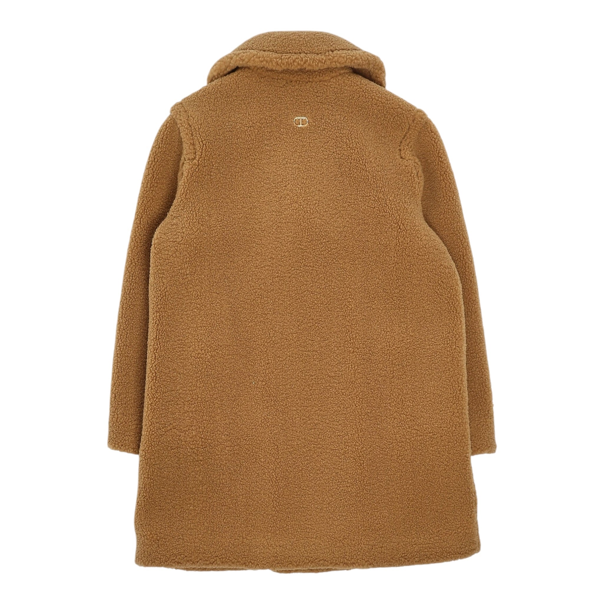 Twinset Cappotto tinta unita Doppiopetto Cammello per Bambina 252GJ2180X CAMMELLO TWINSET 