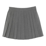 Twinset Gonna tinta unita con Logo Grigio per Bambina 252GJ2271X GRIGIO TWINSET 