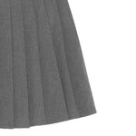 Twinset Gonna tinta unita con Logo Grigio per Bambina 252GJ2271X GRIGIO TWINSET 