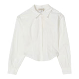 Twinset Camicia Manica Lunga tinta unita Modello Crop Bianco per Bambina 252GJ2300 BIANCO TWINSET 