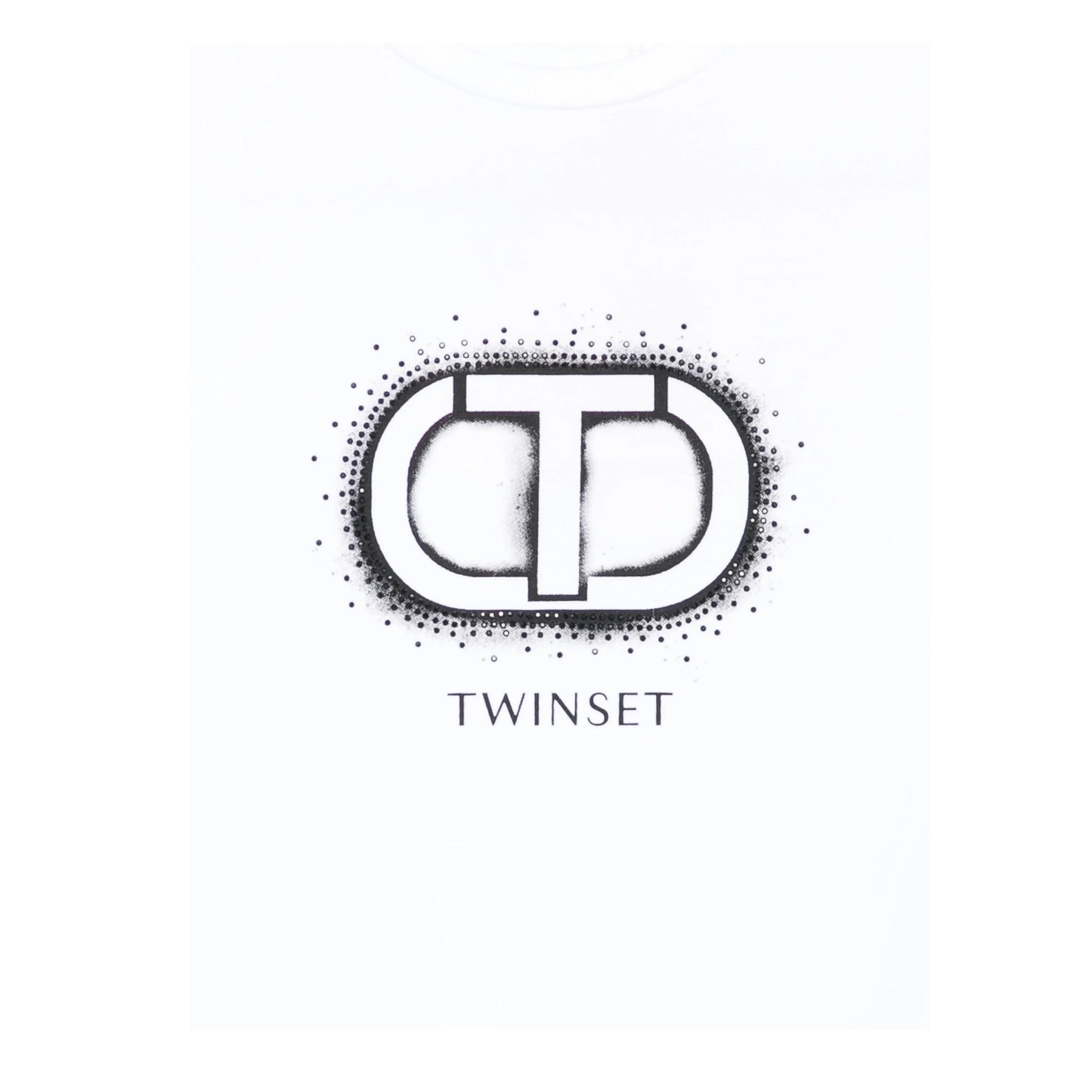 Twinset Shirt tinta unita con Stampa Bianco per Bambina 252GJ2320X BIANCO TWINSET 