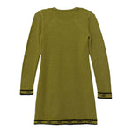 Twinset Abito Manica Lunga tinta unita con Logo Verde per Bambina 252GJ3014XX VERDE TWINSET 