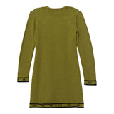 Twinset Abito Manica Lunga tinta unita con Logo Verde per Bambina 252GJ3014XX VERDE TWINSET 