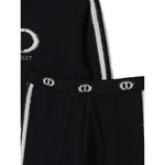Twinset Completo 2Pz Maglia-Pantalone tinta unita Nero per Bambina 252GJ301AX NERO TWINSET 