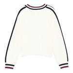 Twinset Maglia tinta unita con Profili In Contrasto Panna per Bambina 252GJ3030 PANNA TWINSET 