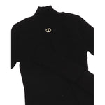 Twinset Abito tinta unita con Manicotti Nero per Bambina 252GJ3040XX NERO TWINSET 