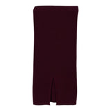 Twinset Gonna tinta unita A Costine Vinaccia per Bambina 252GJ3041X VINACCIA TWINSET 
