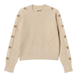 Twinset Maglia tinta unita Mezzo Collo Beige per Bambina 252GJ3061X BEIGE TWINSET 
