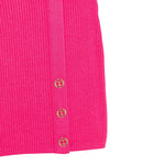 Twinset Gonna tinta unita con Bottoni Fuxia per Bambina 252GJ3063X FUXIA TWINSET 