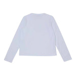 Twinset Shirt Girocollo tinta unita con Logo Bianco per Bambina 252GJ306B BIANCO TWINSET 