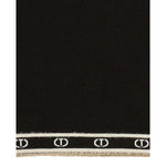 Twinset Gonna tinta unita con Logo Nero per Bambina 252GJ3072XX NERO TWINSET 