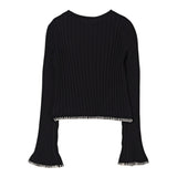 Twinset Maglia tinta unita con Profili In Contrasto Nero per Bambina 252GJ3092 NERO TWINSET 