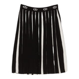 Twinset Gonna Bicolore con Plisset Nero/Bianco per Bambina 252GJ3100 NERO/BIANCO TWINSET 