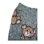 U+È Short tinta unita con Orsi Grigio per Neonata UE1907N GRIGIO U+è 