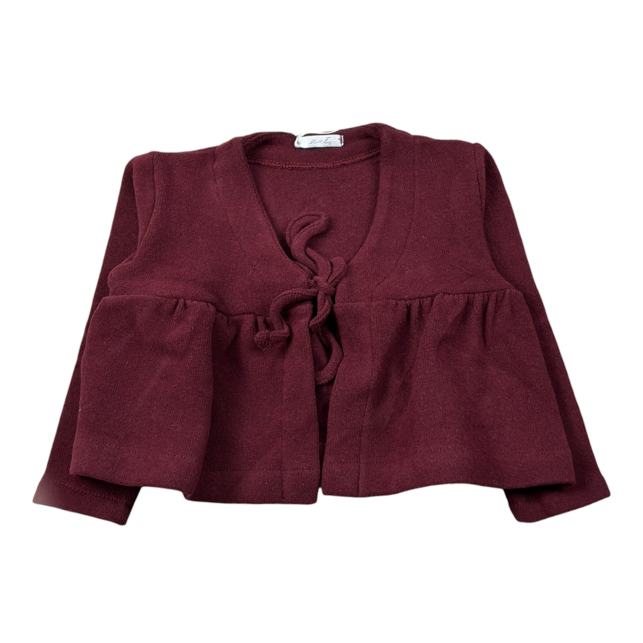 U+È Cardigan tinta unita Bordeaux per Bambina UE1954J BORDEAUX U+è 