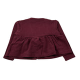 U+È Cardigan tinta unita Bordeaux per Bambina UE1954J BORDEAUX U+è 