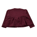 U+È Cardigan tinta unita Bordeaux per Bambina UE1954J BORDEAUX U+è 