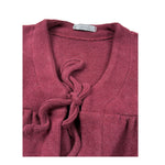 U+È Cardigan tinta unita Bordeaux per Bambina UE1954J BORDEAUX U+è 