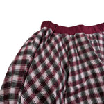 U+È Short Modello Palloncino Fantasia Quadri Bordeaux per Neonata UE1959 BORDEAUX U+è 