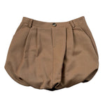 U+È Short tinta unita con Elastico In Vita Cammello per Bambina UE1961 CAMMELLO U+è 