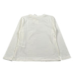 U+È Shirt Girocollo tinta unita con Stampa Panna per Bambina UE2036 PANNA U+è 