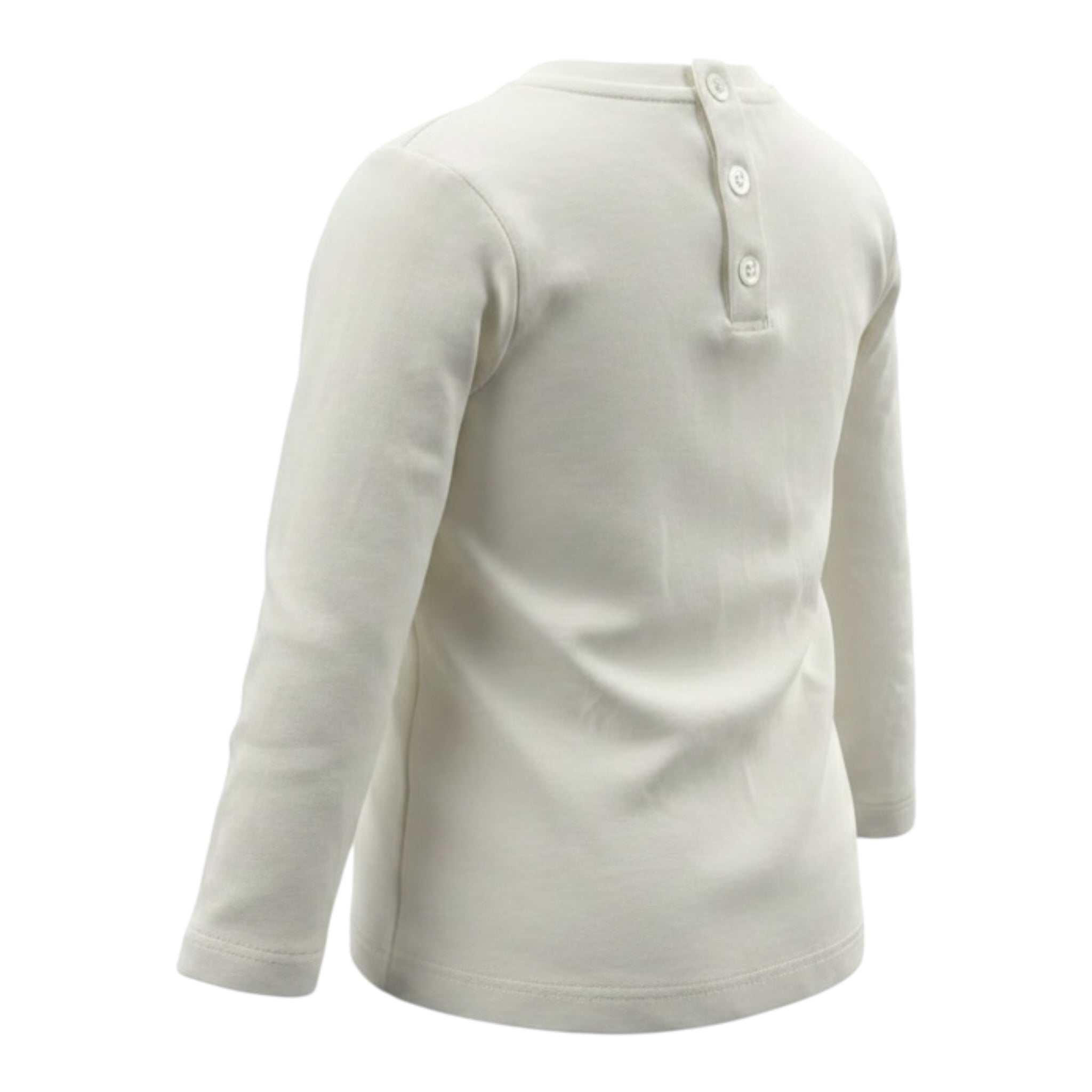 U+È Shirt tinta unita con Stampa Bianco per Neonata UE2038XXN BIANCO U+è 