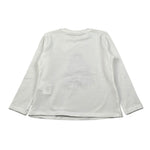 U+È Shirt Girocollo tinta unita con Stampa Bianco per Neonata UE2061 BIANCO U+è 