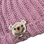 U+È Cappello tinta unita con Applicazioni Rosa per Neonata UE220559 ROSA U+è 