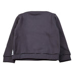 U+È Felpa Chiusa Girocollo tinta unita con Stampe Grigio per Bambino UEM0419 GRIGIO U+è 
